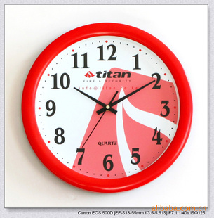 威林鐘表14寸高檔促銷禮品鐘 經典與實用的完美結合